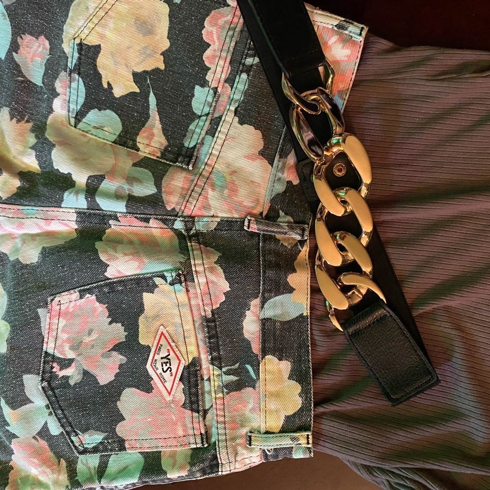 Vintage Yes 80’s floral jeans {authentic} 🌸🌺👖